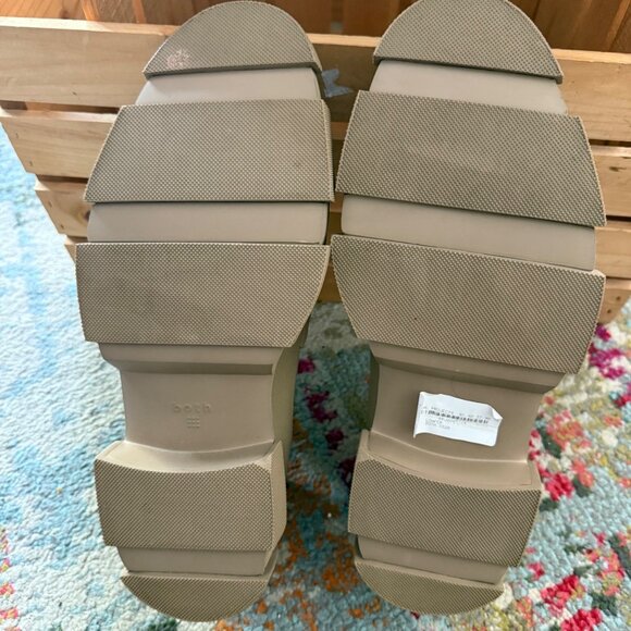 Both Mens Size 42 US 8.5 Beige Gao Chunky Penny Loafers Slip On Comfort Shoes main image 5
